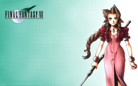  Aerith FFVII official wallpaper