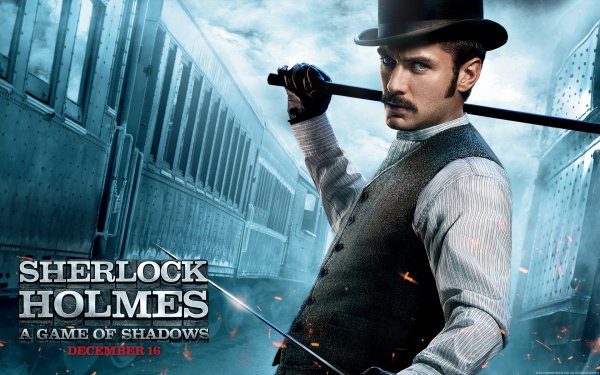 Movie Sherlock Holmes: A Game of Shadows Sherlock Holmes Jude Law HD Wallpaper | Background Image