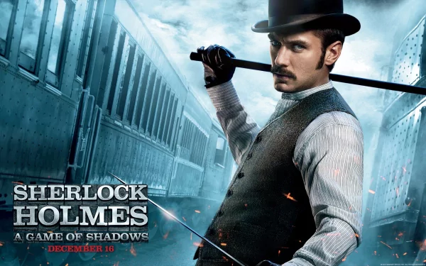 Jude Law movie Sherlock Holmes: A Game of Shadows HD Desktop Wallpaper | Background Image