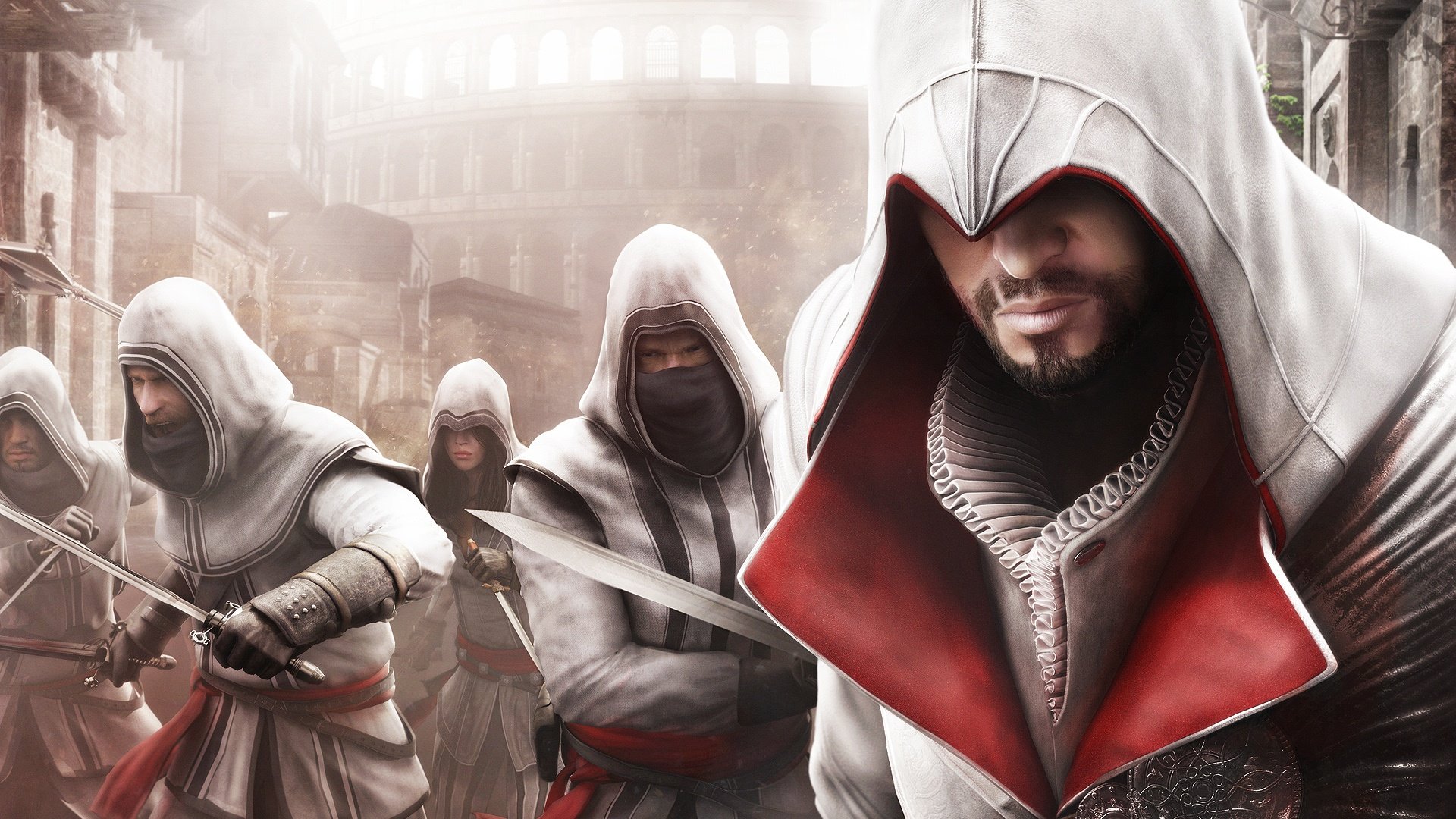 Flaherty brotherhood. Assassin's Creed Эцио. Assassin's Creed 2 Brotherhood. Ассасин Крид 2 Эцио. Ассасин Крид братство крови Эцио.