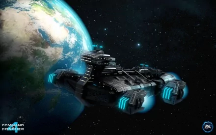 spaceship video game Command & Conquer 4: Tiberian Twilight HD Desktop Wallpaper | Background Image