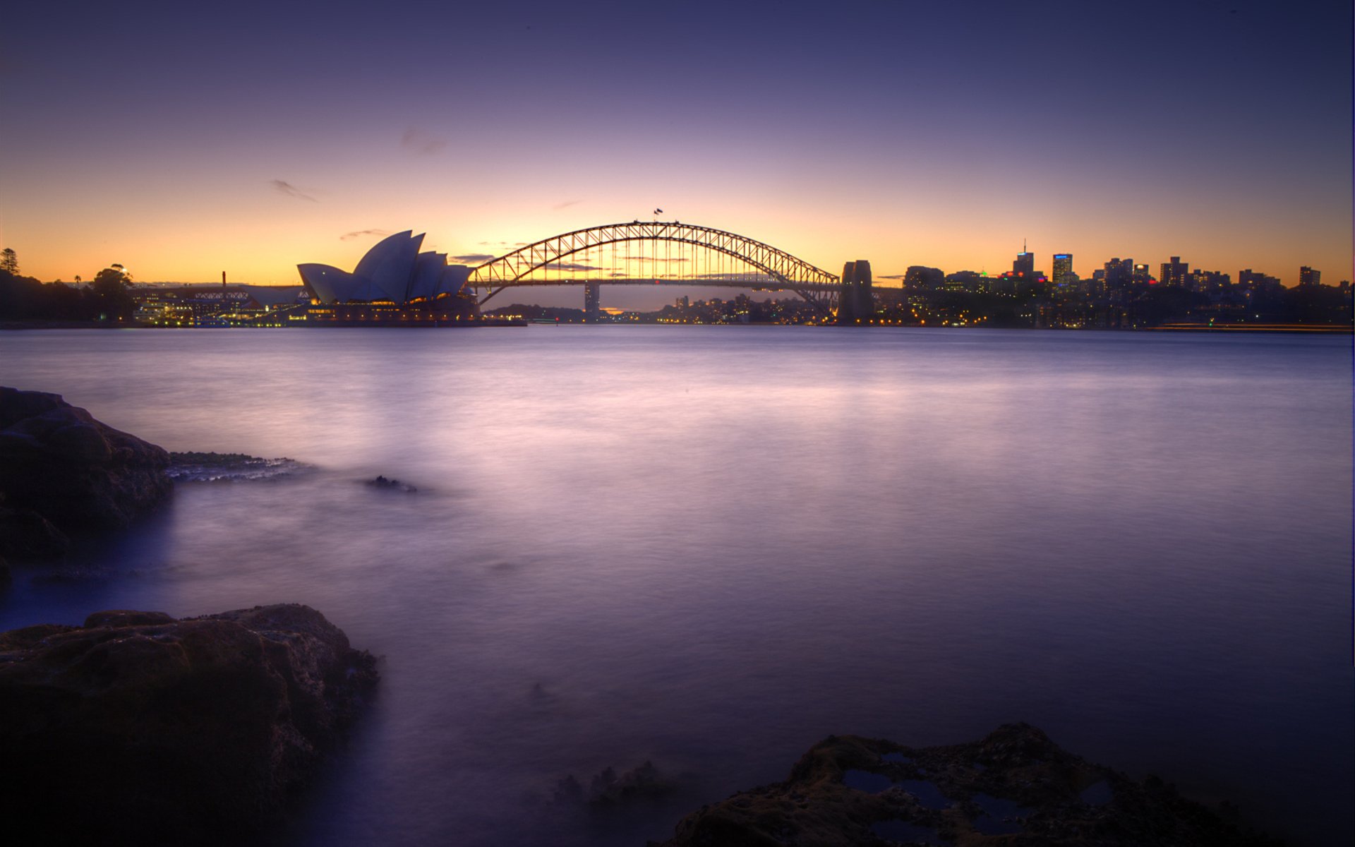 Download Sydney Opera House Sydney Man Made Sydney Harbour Bridge  HD Wallpaper