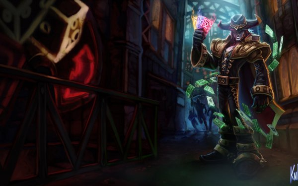 Video Game League Of Legends Twisted Fate HD Wallpaper | Background Image