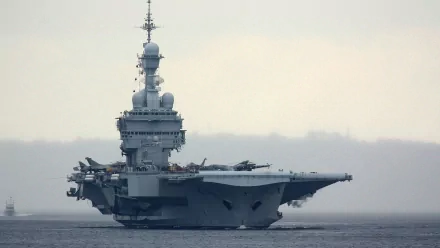 warship aircraft carrier military French Aircraft Carrier Charles De Gaulle (R91) HD Desktop Wallpaper | Background Image