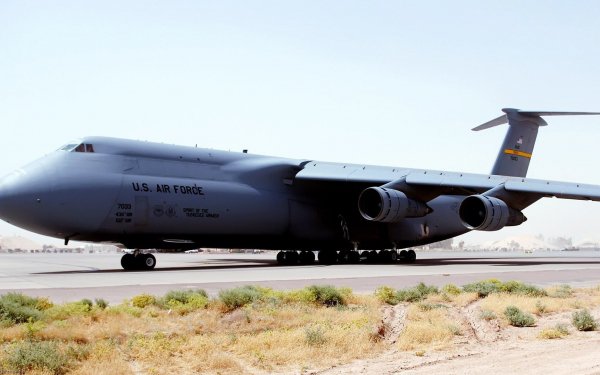 Military Lockheed C-5 Galaxy Military Transport Aircraft Cargo Aircraft Cargo Plane Airplane Air Force Wallpaper