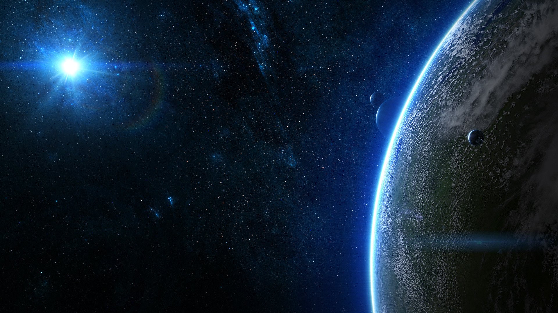 Download Sci Fi Planetscape HD Wallpaper