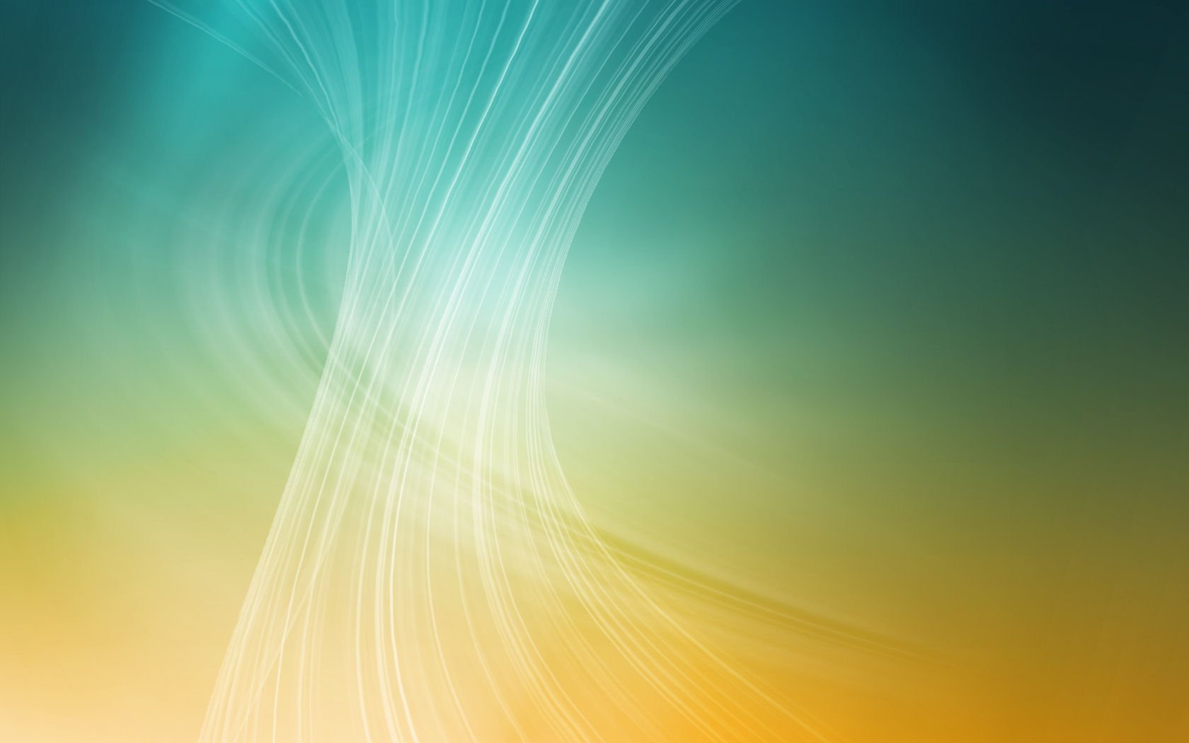 HD desktop wallpaper with an abstract design, featuring smooth curves and gradients in cool tones of teal and orange, creating a textured and patterned visual effect.