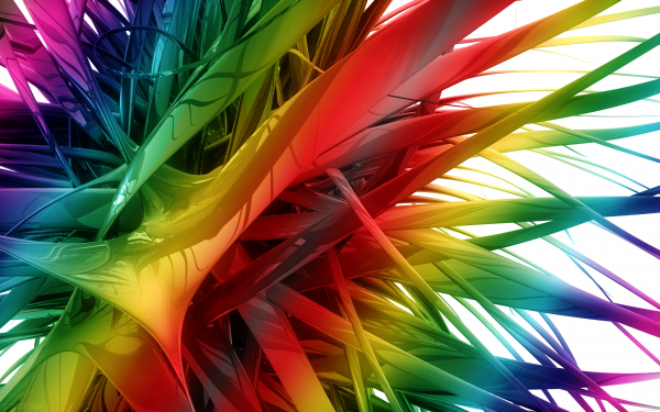 Abstract Cool CGI 3D Colorful HD Wallpaper | Background Image