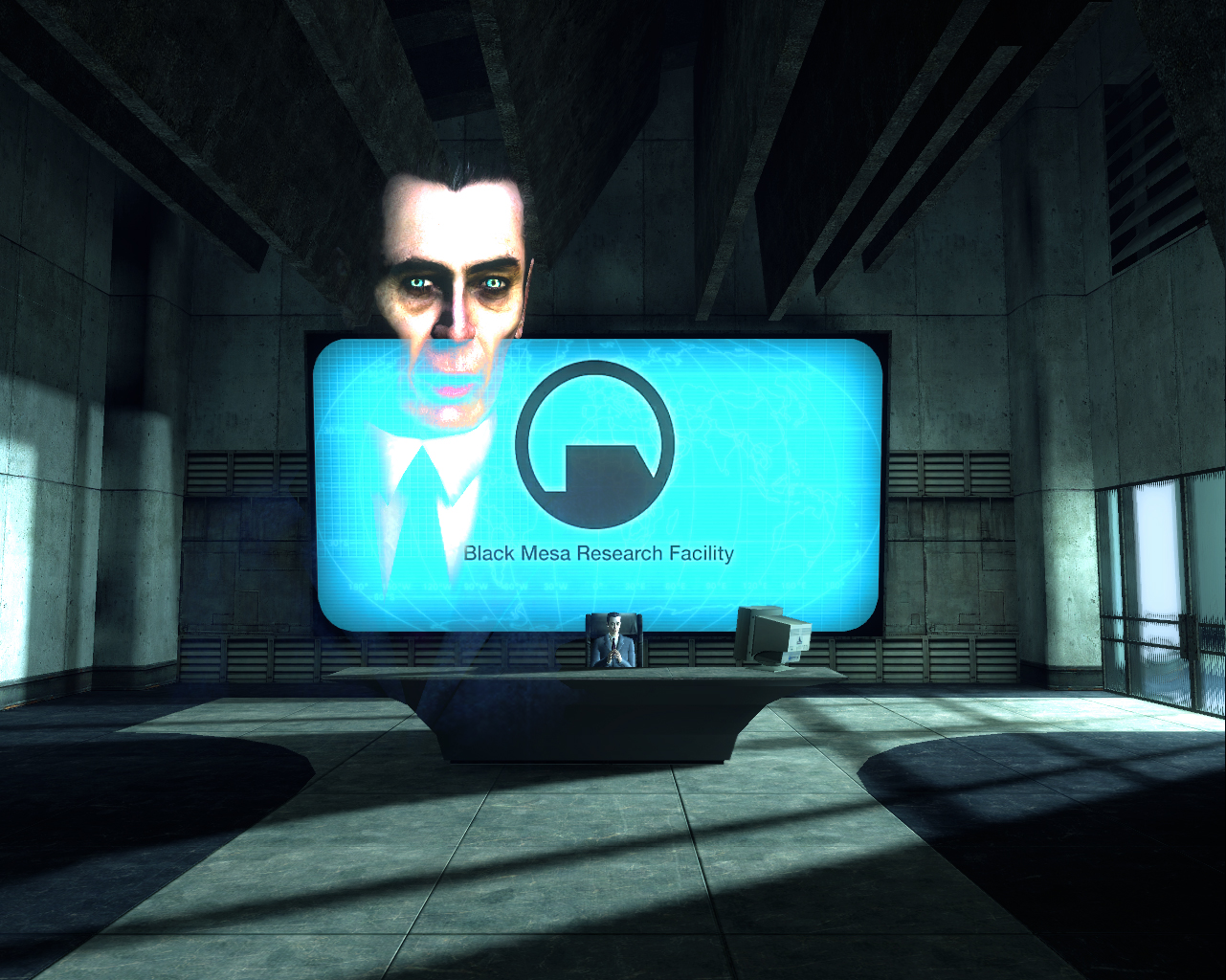 G-Man from Half-Life in high-definition desktop wallpaper.