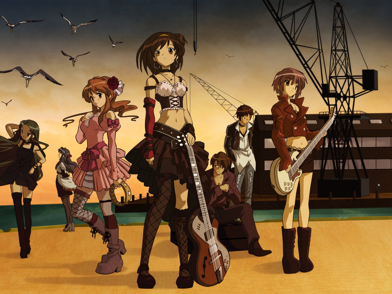 838 The Melancholy Of Haruhi Suzumiya Hd Wallpapers Background Images Wallpaper Abyss