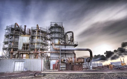man made factory HD Desktop Wallpaper | Background Image