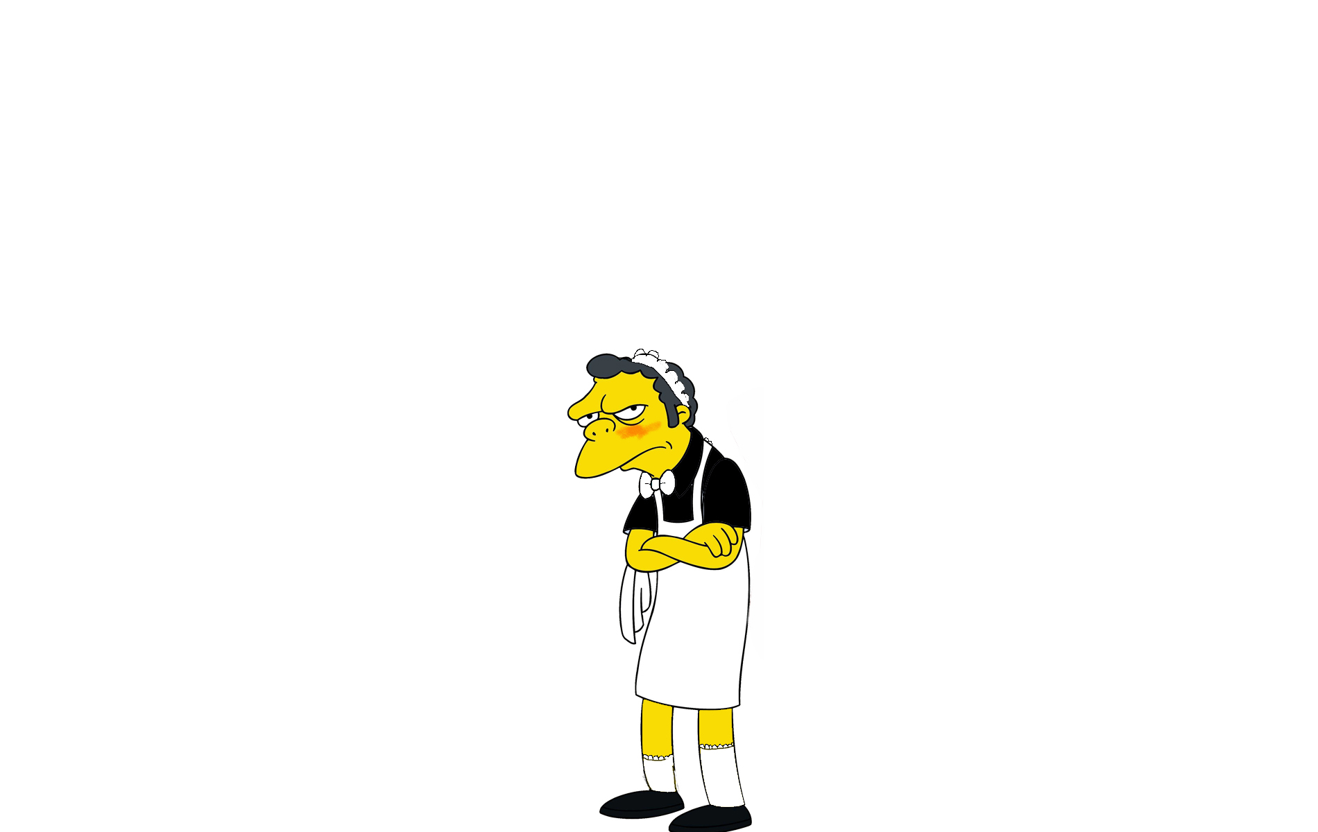 Moe Szyslak, a character from The Simpsons.