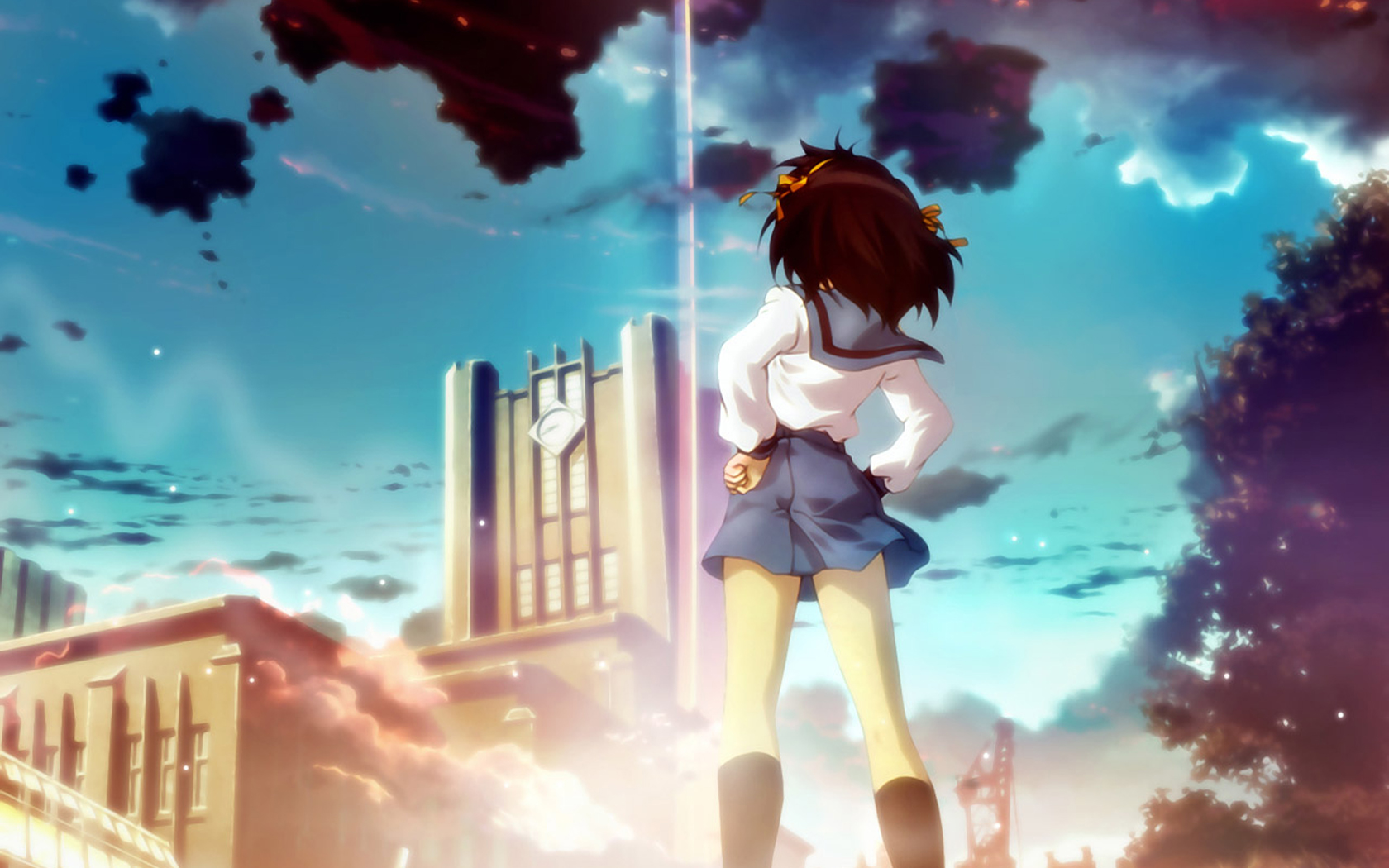 The Melancholy Of Haruhi Suzumiya Wallpaper by AuraMastr457 on