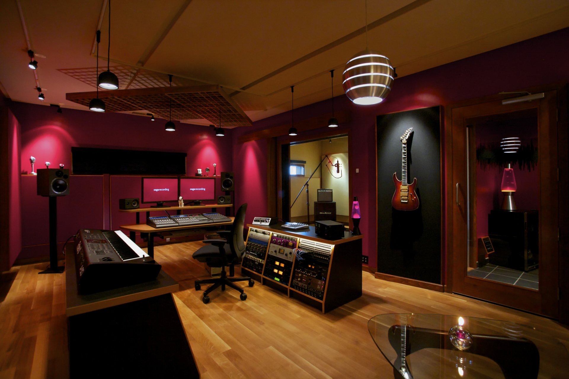 Recording Studio Full HD Wallpaper and Background Image 