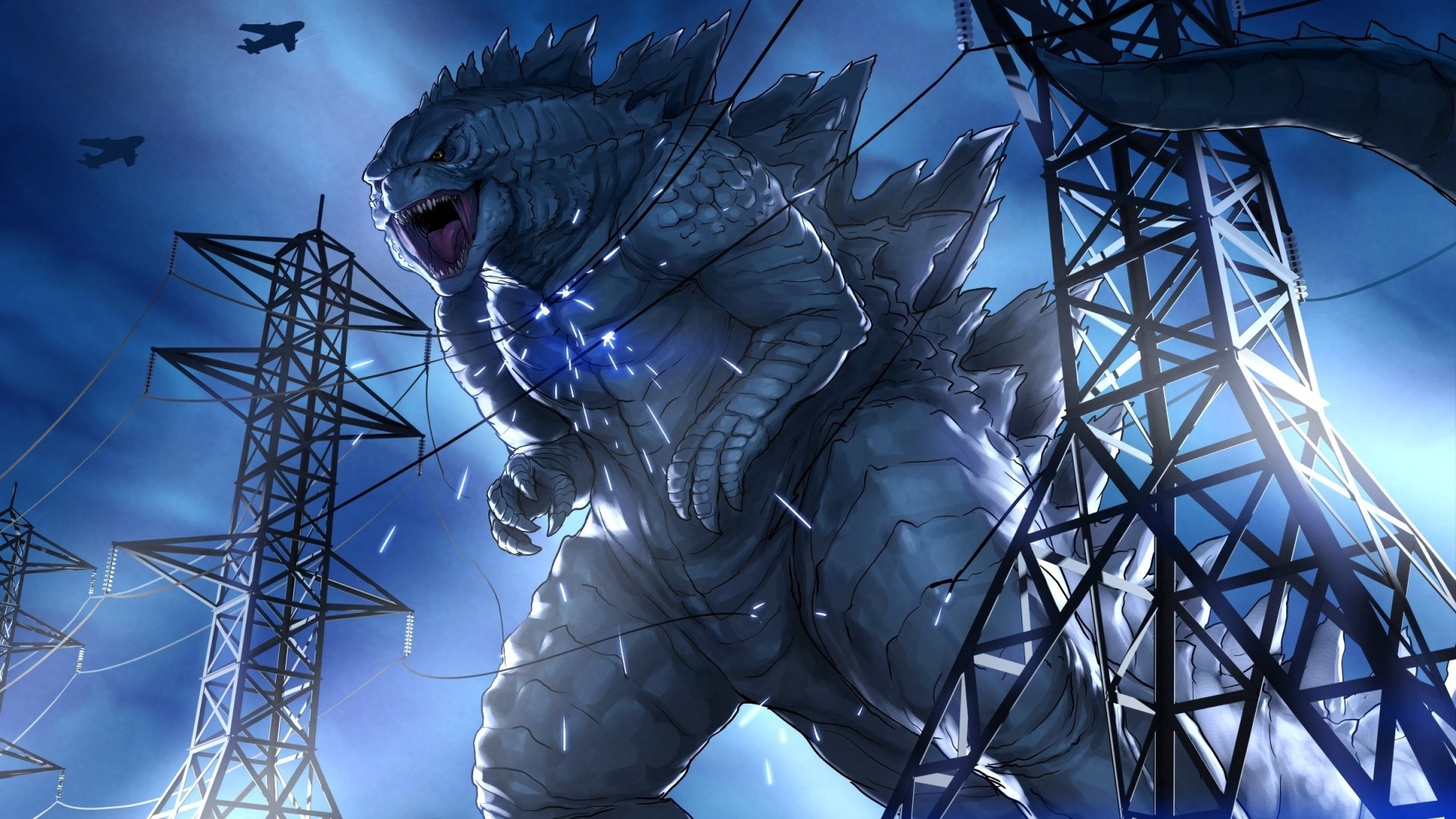 Download Sci Fi Godzilla HD Wallpaper