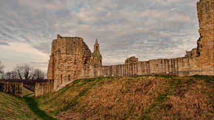 man made warkworth castle HD Desktop Wallpaper | Background Image