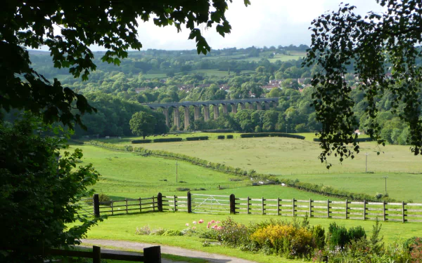 man made Pontcysyllte Aqueduct HD Desktop Wallpaper | Background Image
