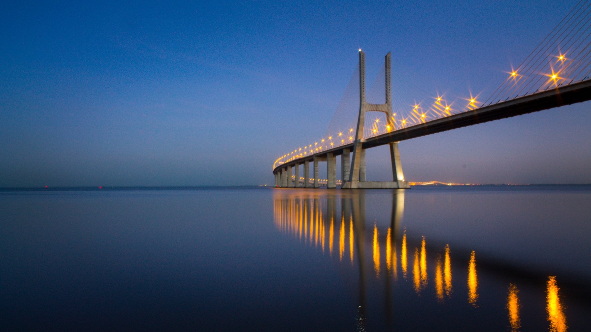 Download Man Made Vasco Da Gama Bridge HD Wallpaper