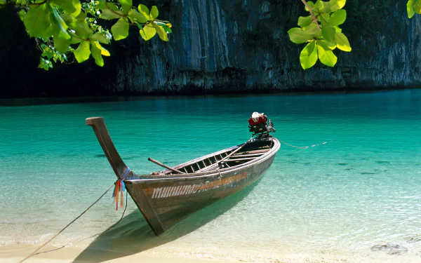Thailand vehicle boat HD Desktop Wallpaper | Background Image