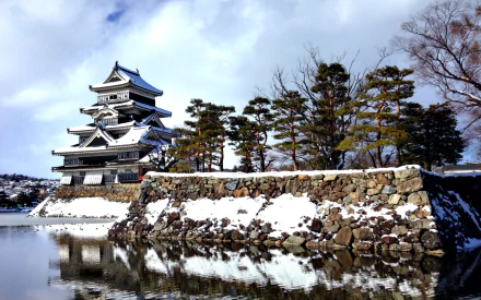 man made matsumoto castle HD Desktop Wallpaper | Background Image