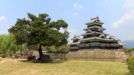 man made matsumoto castle HD Desktop Wallpaper | Background Image