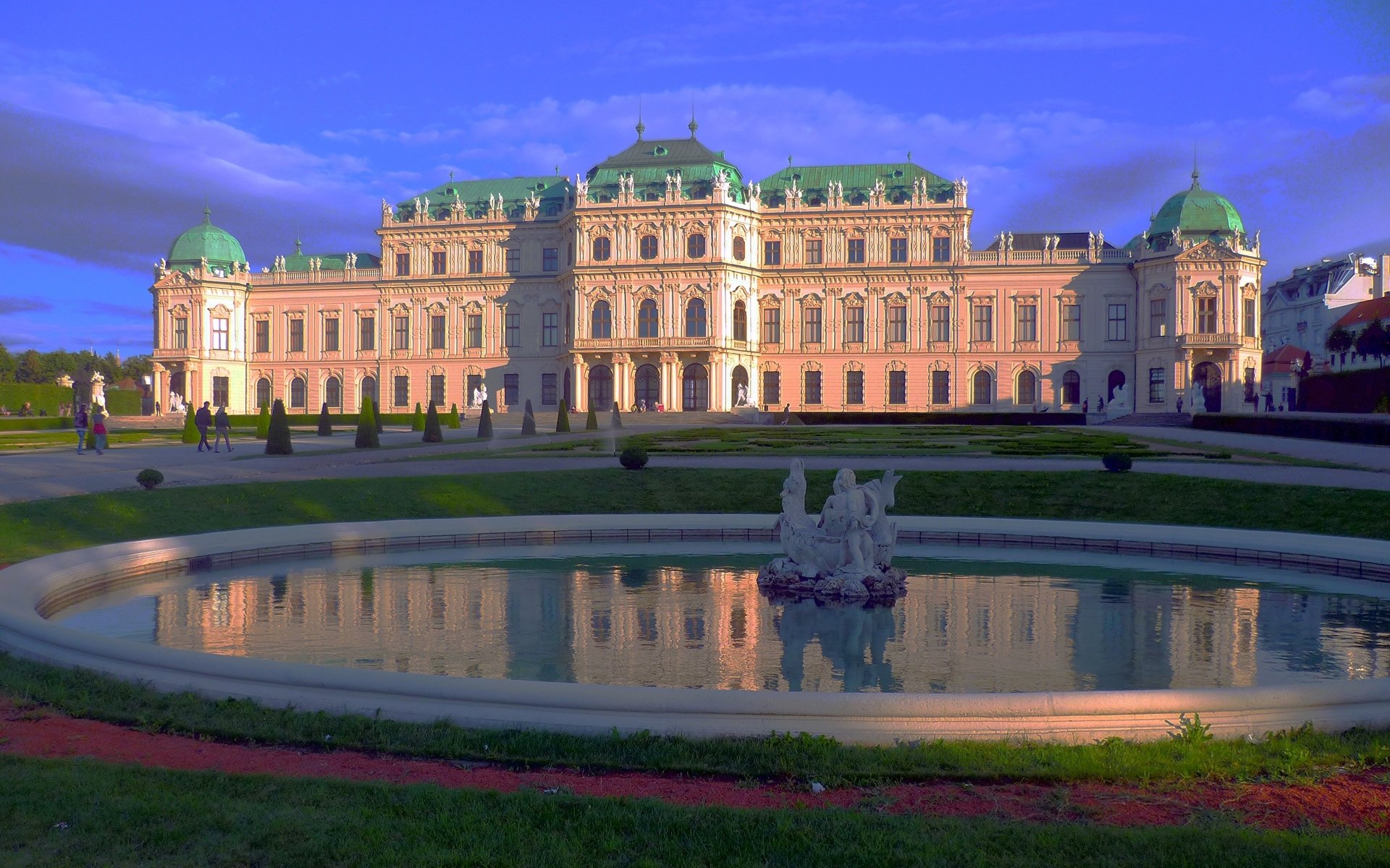 Download Man Made Belvedere Palace HD Wallpaper