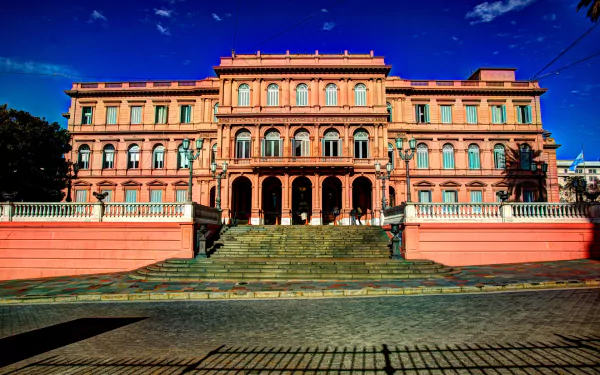 man made Casa Rosada HD Desktop Wallpaper | Background Image