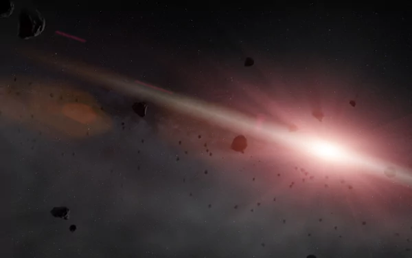 Sci Fi asteroid HD Desktop Wallpaper | Background Image