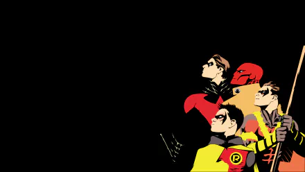 Robin (DC Comics) Nightwing Damian Wayne Tim Drake Jason Todd Dick Grayson Comic HD Desktop Wallpaper | Background Image
