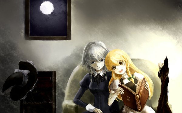 Anime Touhou Sakuya Izayoi Marisa Kirisame HD Wallpaper | Background Image
