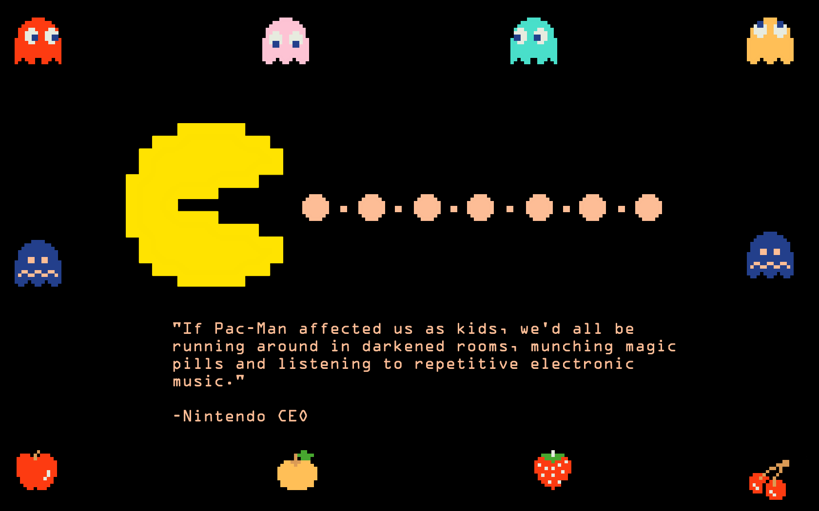 Pac-Man Fondo de Pantalla and Fondo de Escritorio | 1680x1050 | ID