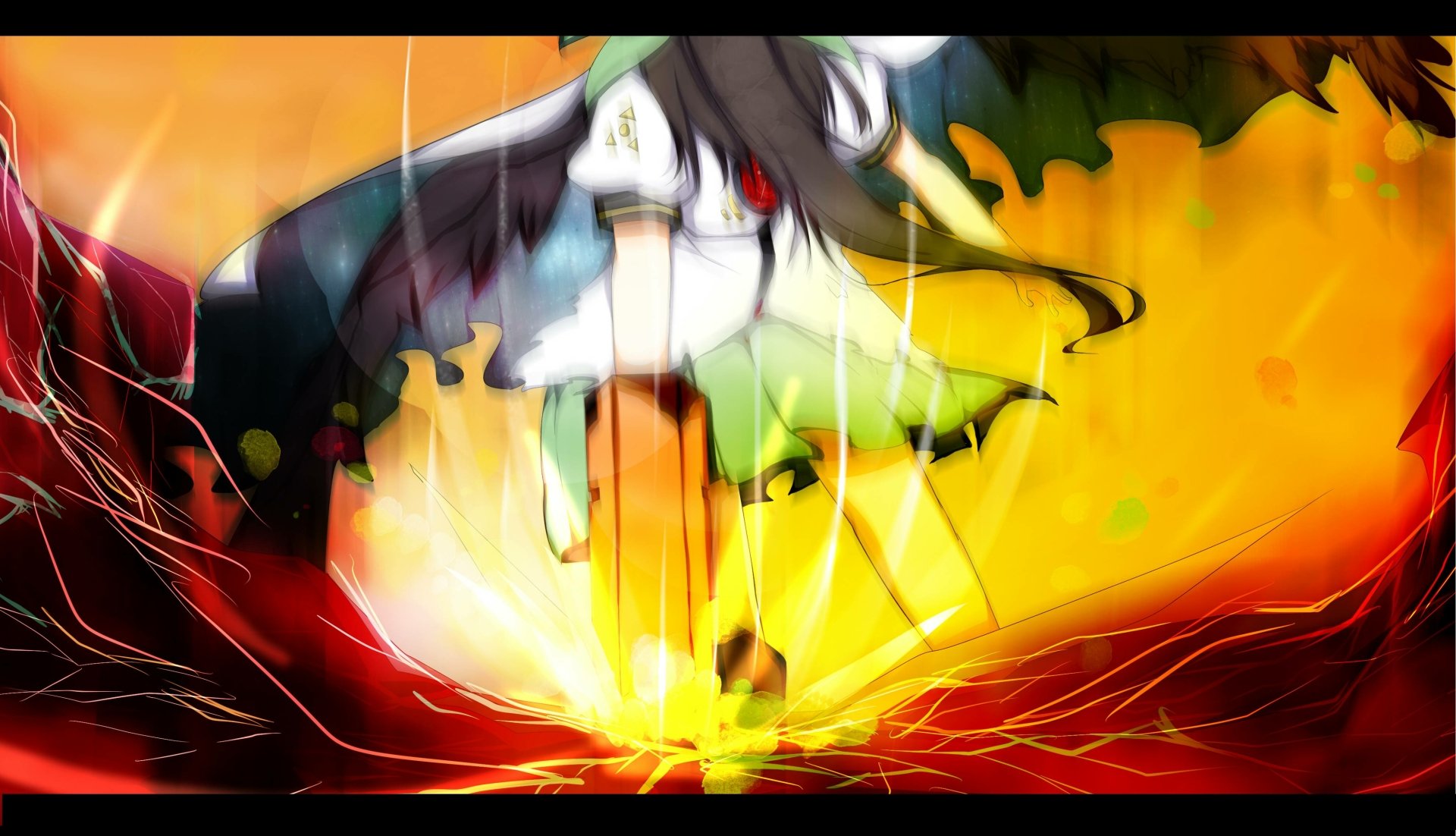 Download Utsuho Reiuji Anime Touhou 4k Ultra HD Wallpaper