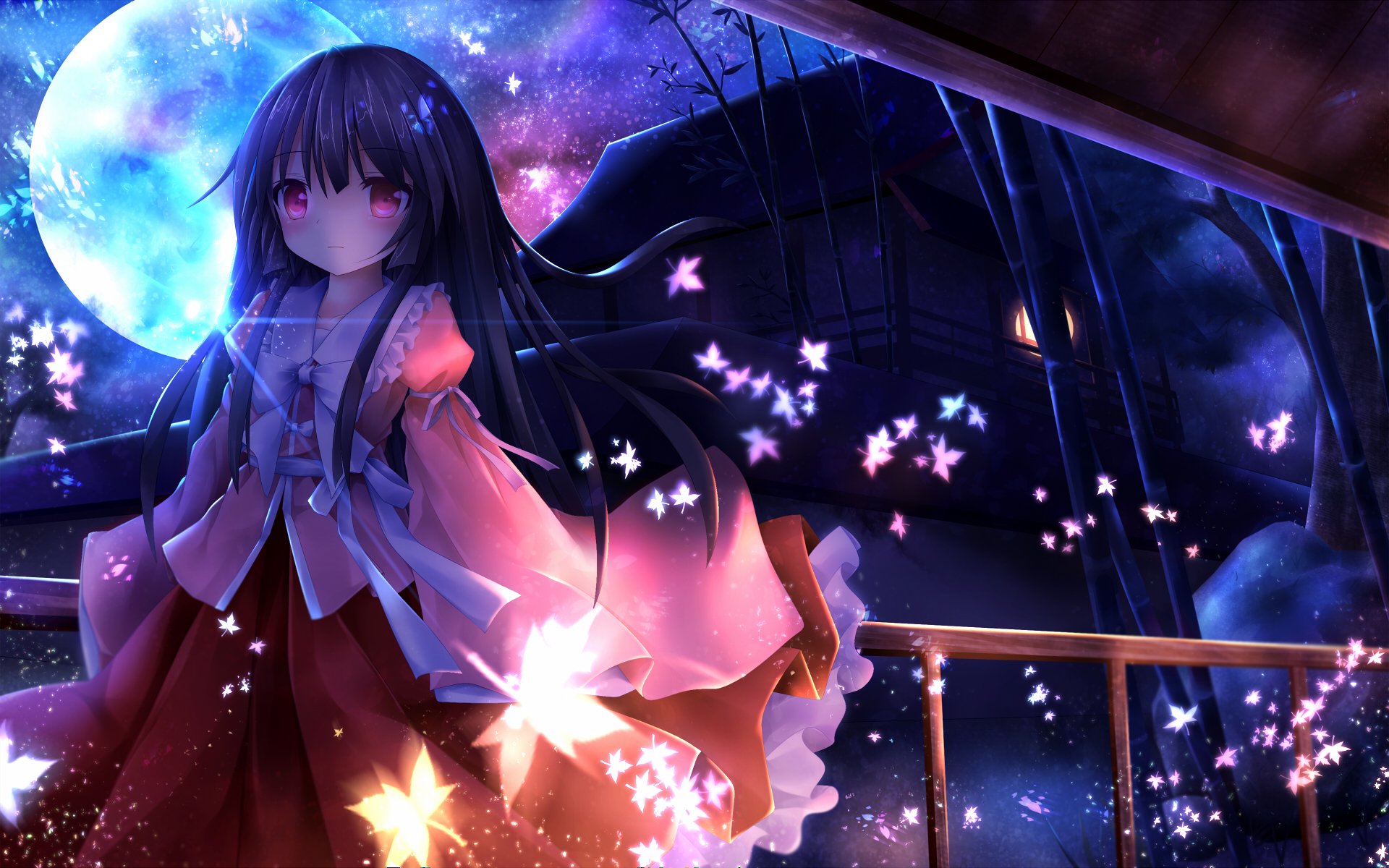 Download Kaguya Houraisan Anime Touhou HD Wallpaper