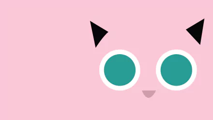 minimalist Jigglypuff (Pokémon) video game Pokemon Minimalist Gaming HD Desktop Wallpaper | Background Image