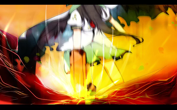 Utsuho Reiuji Anime Touhou HD Desktop Wallpaper | Background Image