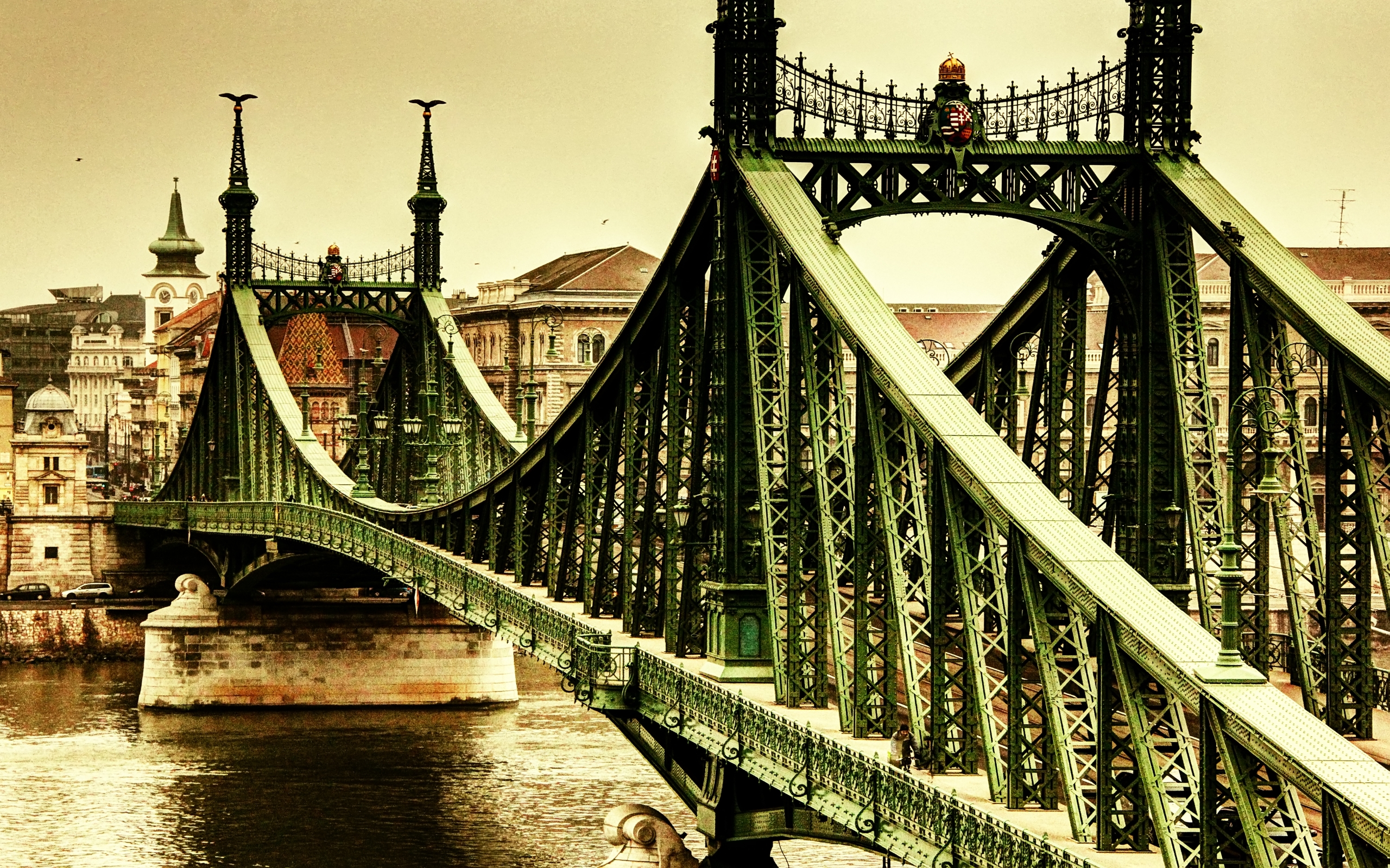 Man Made Liberty Bridge, Budapest HD Wallpaper | Background Image