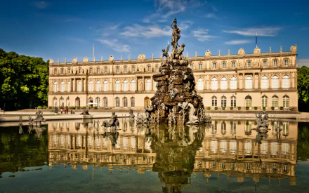 man made Herrenchiemsee Palace HD Desktop Wallpaper | Background Image