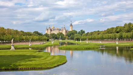 man made Schwerin Palace HD Desktop Wallpaper | Background Image