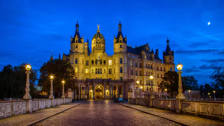 man made Schwerin Palace HD Desktop Wallpaper | Background Image