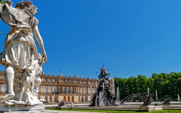 man made Herrenchiemsee Palace HD Desktop Wallpaper | Background Image