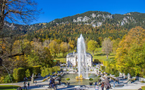 man made Linderhof Palace HD Desktop Wallpaper | Background Image