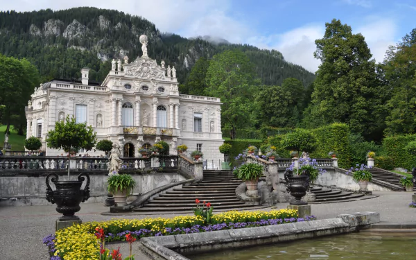 man made Linderhof Palace HD Desktop Wallpaper | Background Image