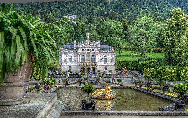 Man Made Linderhof Palace Palaces Germany HD Wallpaper | Background Image