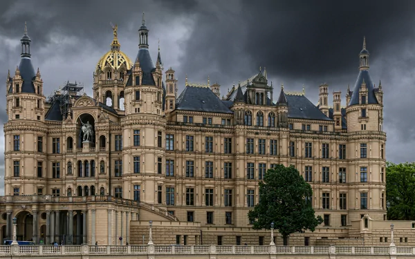 man made Schwerin Palace HD Desktop Wallpaper | Background Image