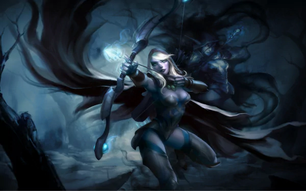 Drow Ranger (DotA 2) video game DotA 2 HD Desktop Wallpaper | Background Image