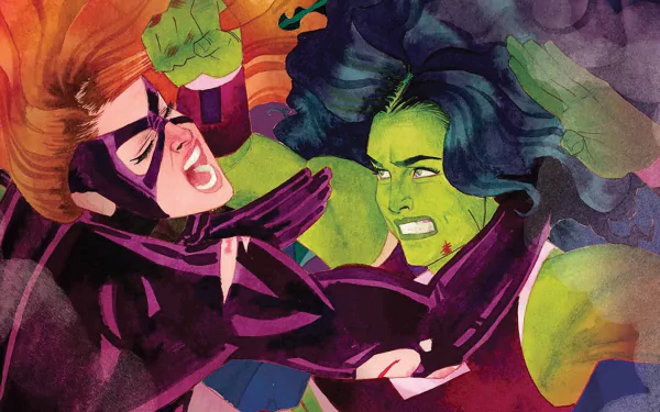 She-Hulk Comic Birds Of Prey HD Desktop Wallpaper | Background Image