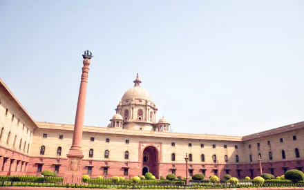 man made Rashtrapati Bhavan HD Desktop Wallpaper | Background Image