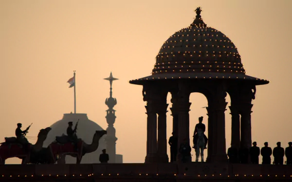 man made Rashtrapati Bhavan HD Desktop Wallpaper | Background Image