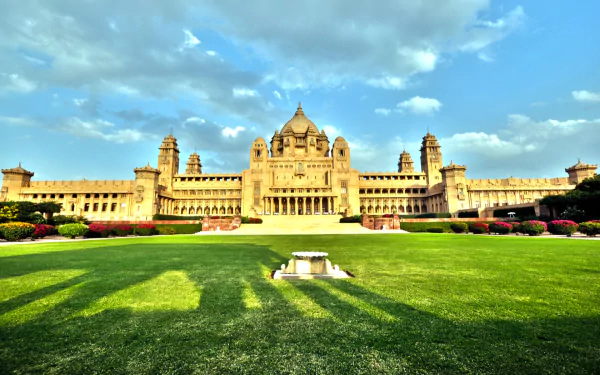 man made Umaid Bhawan Palace HD Desktop Wallpaper | Background Image