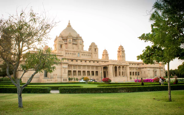man made Umaid Bhawan Palace HD Desktop Wallpaper | Background Image